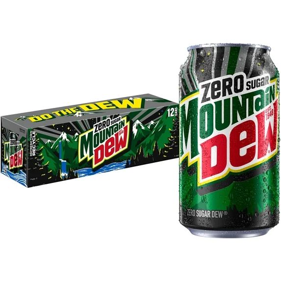 MOUNTAIN DEW ZERO SUGAR CN, 12OZ/12PKX2 - Image 1