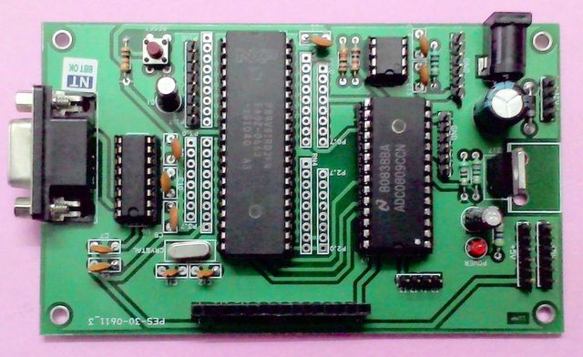 8051 Development Board Regulator Type Lm317 Power Supply Current 1a Power Supply Voltage 5v Onboard Adc Type Adc0809 Adc Channel Count 4 - Image 1