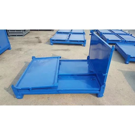 European Zinc-Plated Rectangular Metal Storage Container for Transport - Image 2