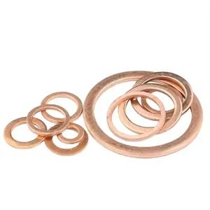 Good Quality Copper Flat Gasket Sealing Flat Washers Car Copper Washer Copper Gasket - Image 3