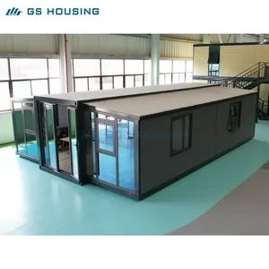 Steel Frame Worker Dormitory Modular Prefabricated Container Expandable Container House Foldable Container House Prefab Villa Prefabricated House - Image 2
