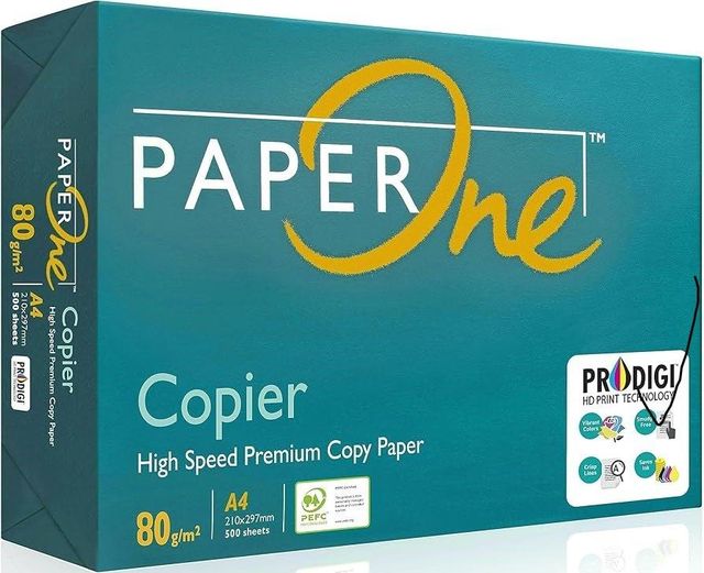 Copy & Laser A4 white Paper 80gsm 500 Sheet Ream PEFC Certified, A4 White Paper Sheets 80gsm Bright White Paper Office Printer Copier Paper Laser Inkjet Paper Strong Sharp Acid Free A4 Paper Reams 500 - Image 3