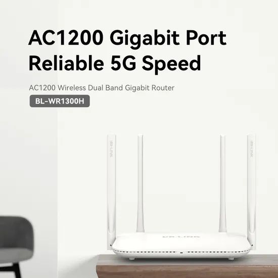 Ultimate Long Range Wi-Fi Router with 4 Powerful Antennas Ports 5 Origin Shenzhen Network Internet Trademark LB-LINK Firewall - Image 2