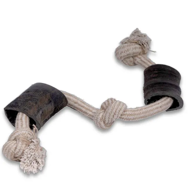 Dog Toys- made of Buffalo horn and cotton Rope - Image 2