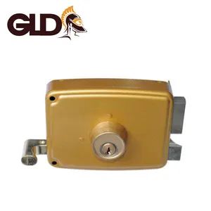 Factory Supply Door Rim Lock. Logo Is Key Zamak Part Lock Width 96.5 Size 120mm Style Modern Backset 60mm HS Code 8301 Thickness - Image 2