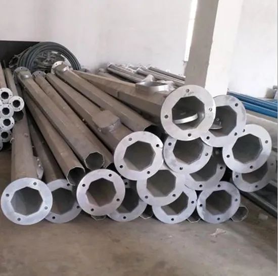 Conical Square Octagonal Lamp Post 12m Galvanized Steel Street Light Poles - Image 6