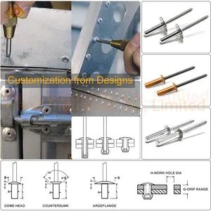 Stainless Steel Dome Head Close End Blind Rivets - Image 5