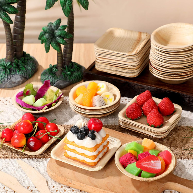 Premium Eco-Friendly Palm Leaf Plates - 100% Natural & Biodegradable Tableware from Vietnam - Image 5