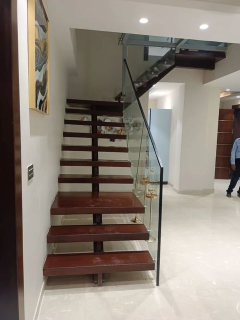 Ms Stair Cases Jeena Color all Shape Round Material ms pipe Surface Finish paint Size/Dimension 17 foot Usage/Application dublax - Image 6