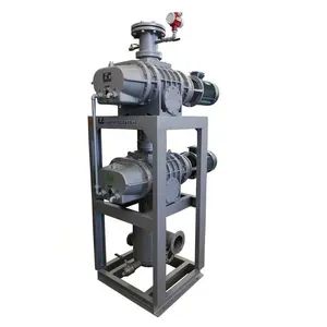Low Pressure Pumping Speed Liquid Ring Backing Roots Vacuum Pump Units with Cooling System - Image 1