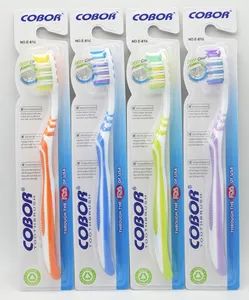 4 Sets Toothbrush for Adults with Multiple Brushing Options Usage Home Age Group Adult Handle Material PP Brush Hardness - Image 2