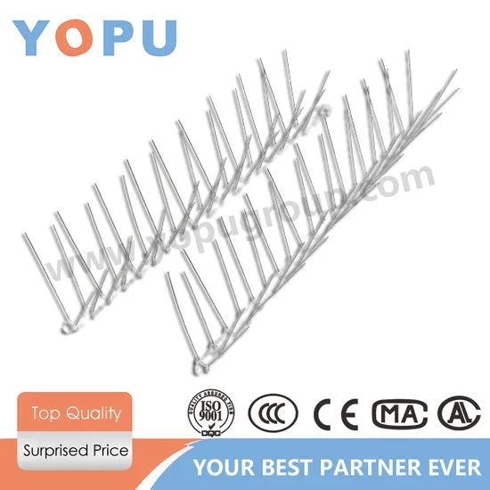 Effective Animal Control Fence Spike for Birds and Pets Origin China Color Sliver Pest Type Bird Trademark YOPU Model NO. - Image 4