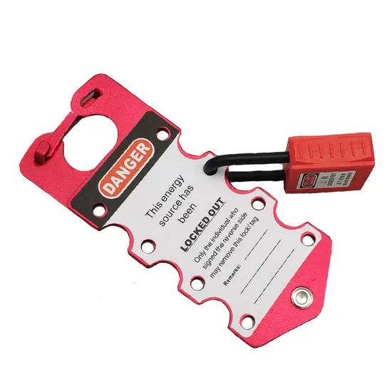 Heavy-Duty Lockout Tagout Hasp with Multiple Padlock Slots Trademark QVAND Model NO. M-D24 Lock Hole Size 8mm Color - Image 4