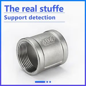 Quality Metal Products SS304 Female Thread 1/2'' Coupling Trademark YY Thread Type NPT HS Code 73072900 Connection - Image 3