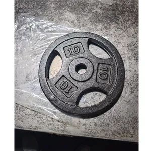 Cast Iron Gym Barbell Weight Plate 26mm 1.2m 10kg 2.5/5/10/25/35/45lb Black 1Y MOQ100 - Image 6