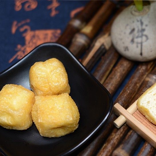 Factory Directly Sale Top Ranking Bean Products Fried Tofu Puff Fried Bean Curd Puffs - Image 5