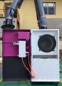Portable Welding Dust Collector with CE and OEM Exhaust Arm 3m Motor Power 3kw Logo Customizable Color Customizable Filter Area 16.5m2 - Image 2