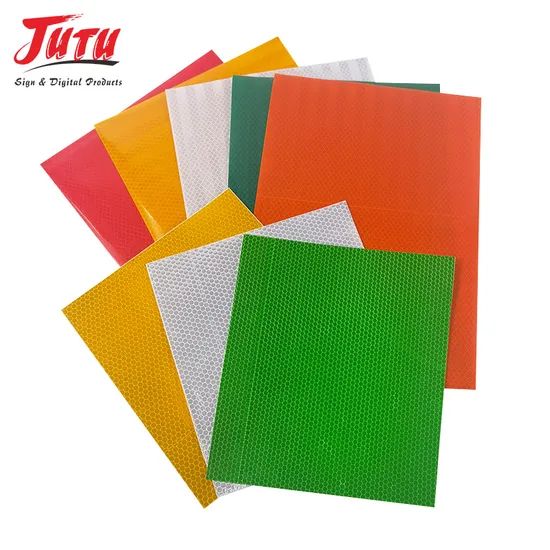 Jutu Emergency Tools Hot Popular Top Quality Various Color Acrylic Reflective Film with Good Reflective-Performance - Image 6