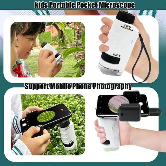 Educational Handheld Microscope 60X-120X Zoom, for Kids Stem Science Classroom - Image 3