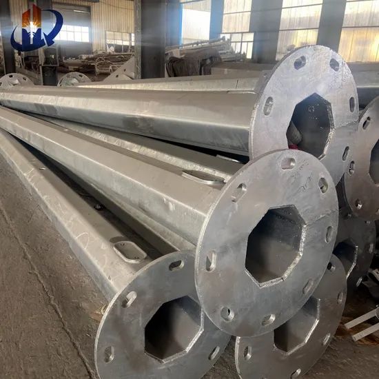 Single Arm 10m 11m 12m Metal Galvanized Steel Used Street Light Pole - Image 5