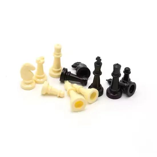 Chess Games Set Accessories Plastic Chess Pieces - Image 4