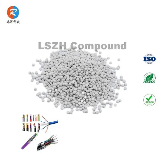 Halogen Free Flame Retardant Plastic Granule LSZH Compound for Optical ...