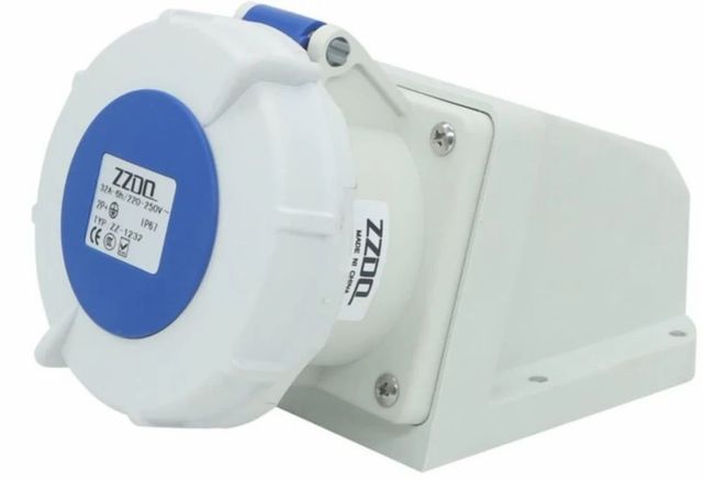 25 AMP 3 PIN  INDUSTRIAL PLUG MCB Protected Yes Current Rating 25A IP Rating IP65/IP67 Interlock Facility Yes Country of Origin Made in - Image 7