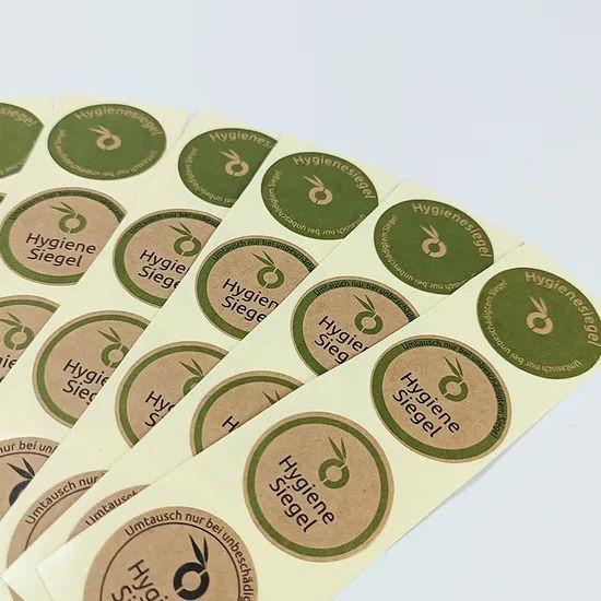 Seal Sticker Custom Bottle Jar Security Logo Labels Kraft Paper Tamper Proof Packaging Waterproof Sealing Stickers - Image 4