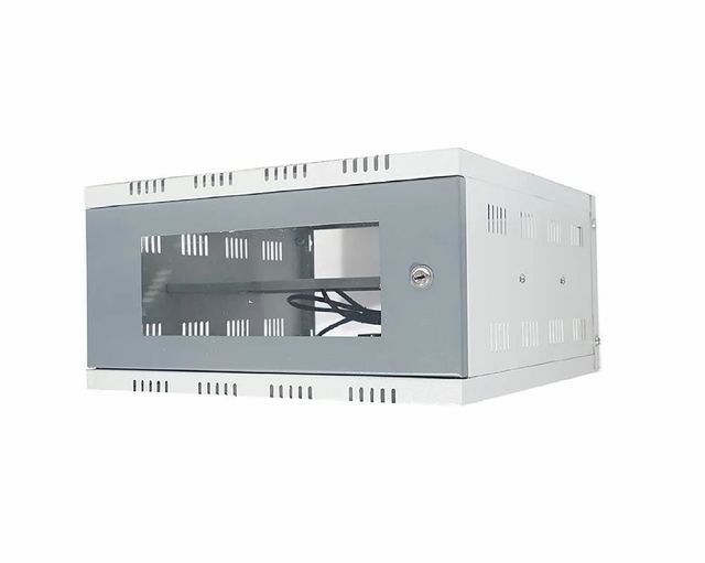 Steel LEPOSE Wall Mount DVR Rack, 2U Size 2U Color White Form Factor 2u Rack Depth 600mm Warranty 2 Years Material Gi Metal, - Image 1