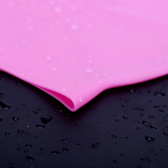 Customized Printed Logo Brand Suitable Seamless Silicone Swimming Caps - Image 5