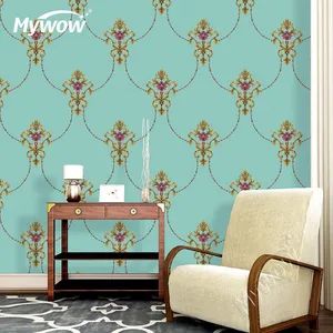 High Quality Flower Paper Base Wallpaper Decor 3D PVC Wallpaper - Image 6