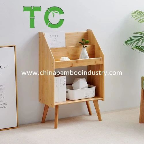 TCBS008 Bamboo Wood Storage Holders Rack Natural 1Y MOQ500 Trademark TC Condition New Folded Unfolded Model NO. TCBS008 HS Code 4419190000 - Image 1