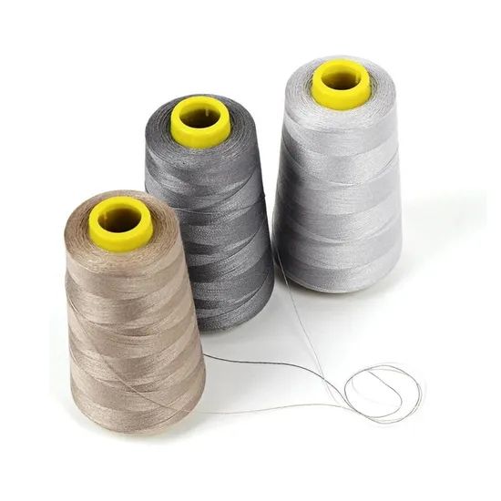 OEM Custom High Tenacity Poly Core Poly Thread Col Dtm Origin China MOQ 500cones Pattern Dyed Type Fancy Yarn Trademark - Image 4