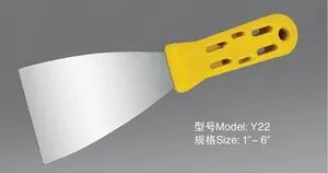 Y22 Putty Knife Model NO. Y22 Blade Edge Flat Origin Zhejiang Application Wall HS Code 8205590000 Specification 1"-6" Handle Material - Image 1
