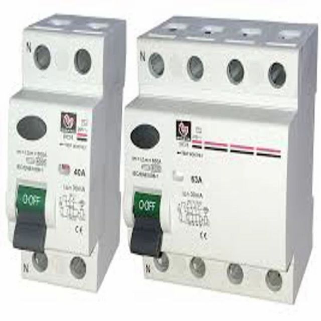 Residual Current Circuit Breaker, 32 A Phase Single Voltage 220V Frequency 60Hz Rated Current 32 A No. of Poles Double - Image 2