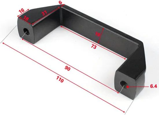 Customized Oven Door Aluminum Pull Handle - Image 6