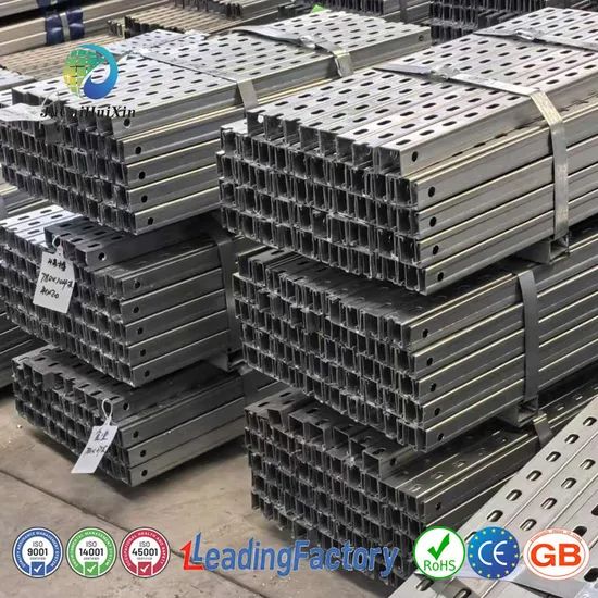 Jchx Wholesale Price U Channel Steel Solar Panel Installation Rails for Purlin - Image 6