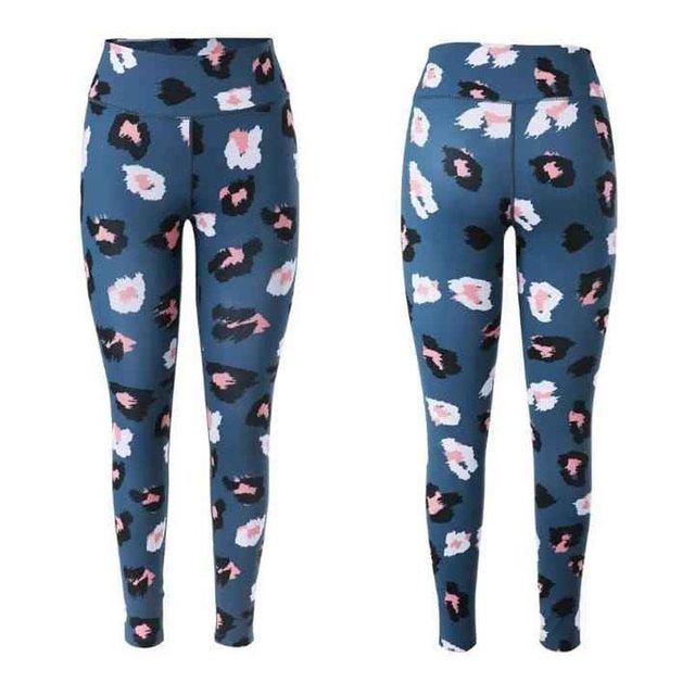 Women's High-Waisted Seamless Athletic Leggings with Stylish Printed Pattern - Custom Private Label Wholesale Activewear - Image 3