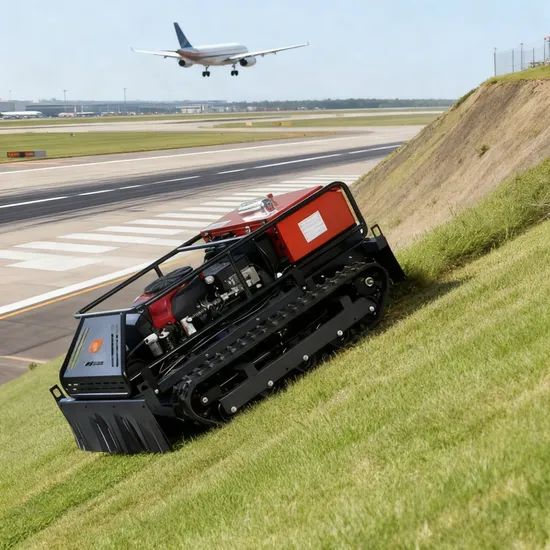 2026 New Radio-Controlled Lawn Mower RC Slope Lawn Mower Tracking All-Terrain Remote Control Robot Weed Mower - Image 1