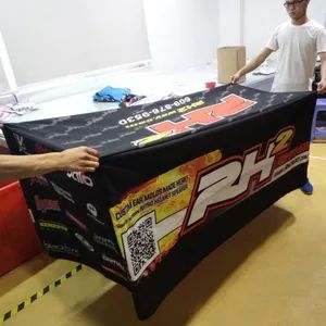 Custom Printed 6 Feet Trade Show Table Cloth Table Cover for Event - Image 3