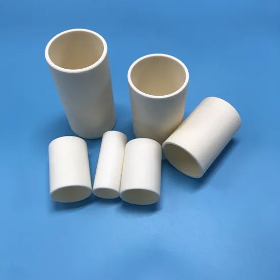 Laboratory Use Cylindrical Magnesia Melting Bowl Metal Ceramic Crucible - Image 2