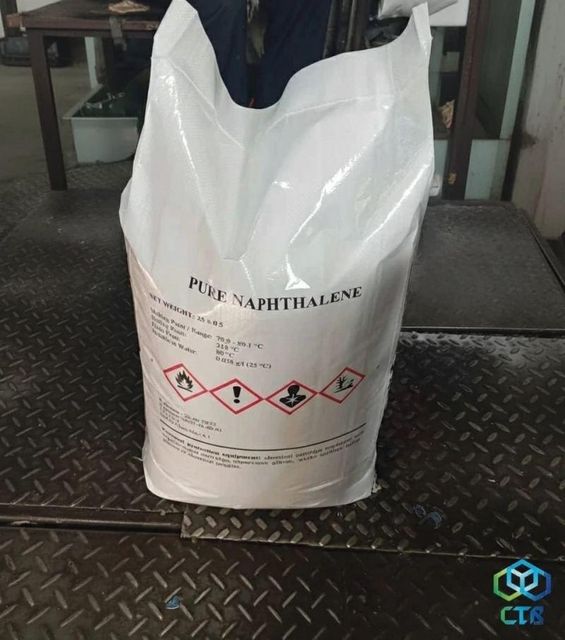 Refined Naphthalene ≥99.5% Purity ≥99.9% Source Coal Tar Aggregate State Liquid, Solid Appearance Excellent Whiteness Delivery Form Bag, Tank Filling - Image 2
