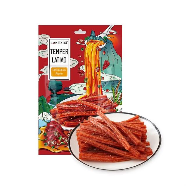 Chinese Snack Spicy 92g Halal Extra Spicy Strips - Image 3