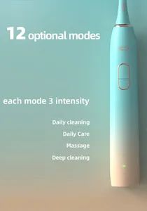 Adult Home Smart Toothbrush Ipx8 Sonic Electric Toothbrush Voltage 5 V Color Black Origin Ningbo Modes 15 Modes Waterproof - Image 3