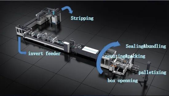 Sinhosun Intelligent Folding Gluing Machine Packing Line Each Part Can Match Other Machine - Image 5