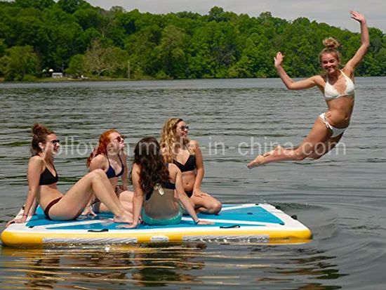 Inflatable Floating Water Dock Platform MOQ 1PCS Trademark Yolloy Model No. Wg-181 Model NO. WG-181 HS Code 9503008900 Park Size - Image 4
