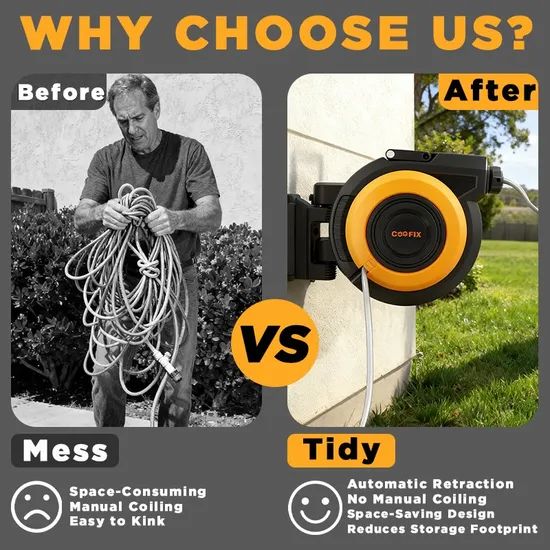 Water Garden Hose Reel - Image 2
