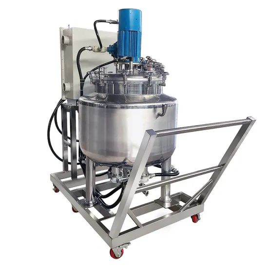 Korean Chemical Small Steam Heating Cosmetics High Speed Dispersion Mixing Tank - Image 3