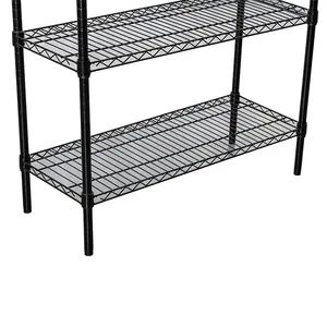 4-Layer Freestanding Storage Rack for Kitchen Pantry with Easy Clean Surface and Sturdy Construction - Image 2
