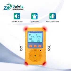 Advanced Quad Gas Monitor Four Sensor Multi Hazard Detection Gas CO2 MOQ 1 Set Origin China Brand Zhongan Model NO. - Image 2